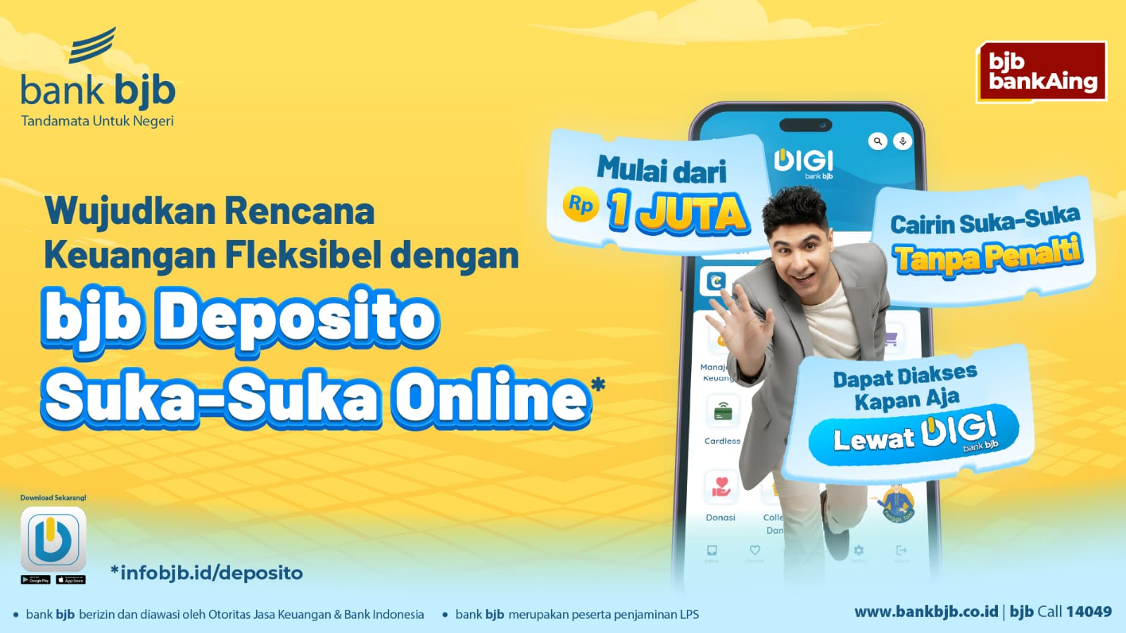 Investasi Deposito Ga Lagi Ribet: Semua Bisa dari Genggaman Lewat DIGI bank bjb