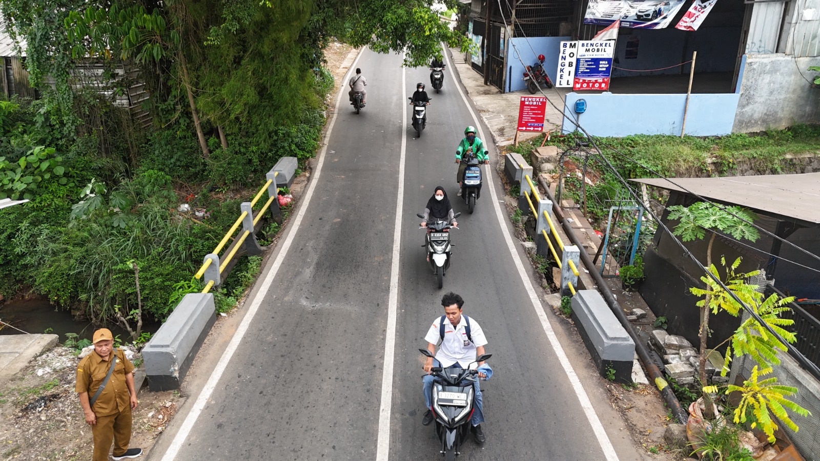 Penahan Jembatan Tergerus, Merpati Raya Ditutup 3 Hari