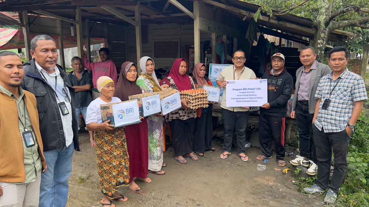 Tanggap Bencana, BRI Peduli Bergerak Cepat Salurkan bantuan Bagi Warga Terdampak di Wilayah Sumatera