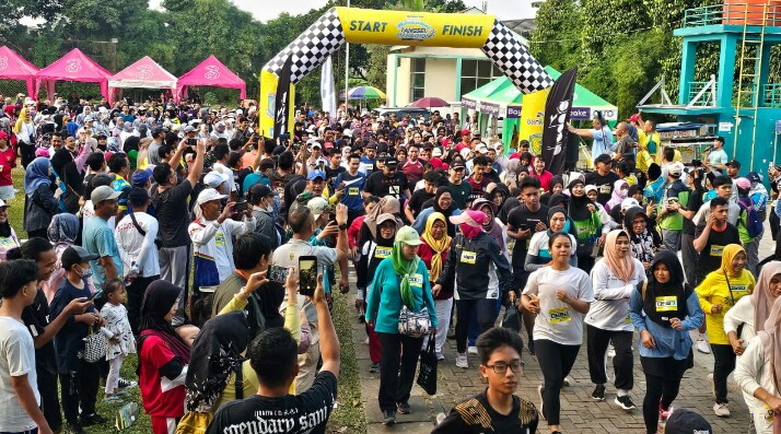 Warga Ciputat Antusias Ikuti Road To Tangsel Marathon