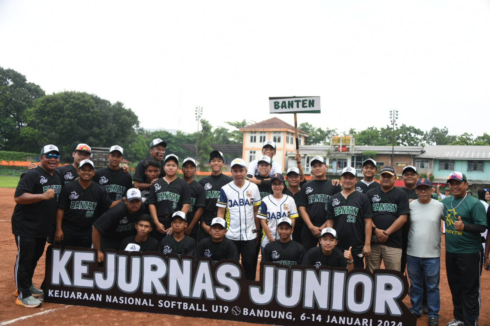 Kejurnas Softball U19 2023, Banten Dominan di Laga Pertama