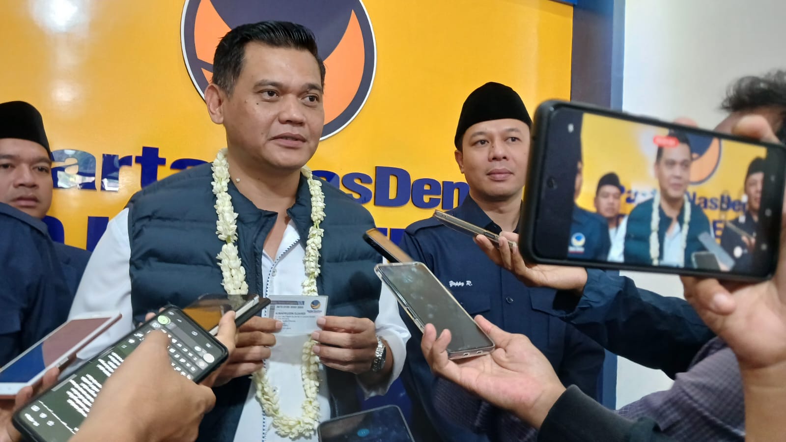 Wahyudin Djahidi Optimis diusung Partai Nasdem Maju di Pilkada Kota Serang 
