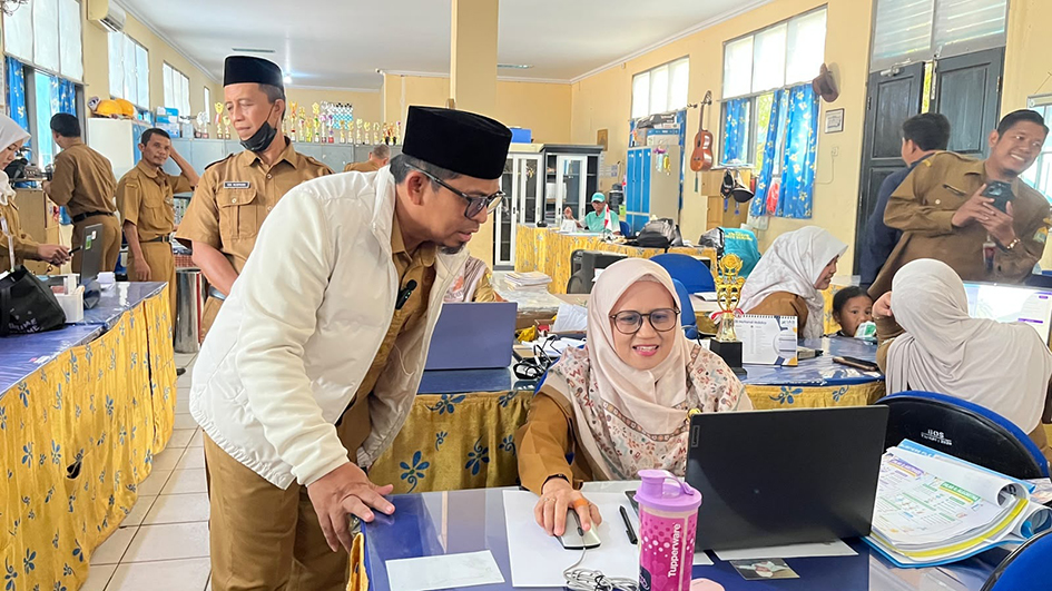 Sidak PJJ, Kadindikbud Pastikan KBM Tetap Berjalan