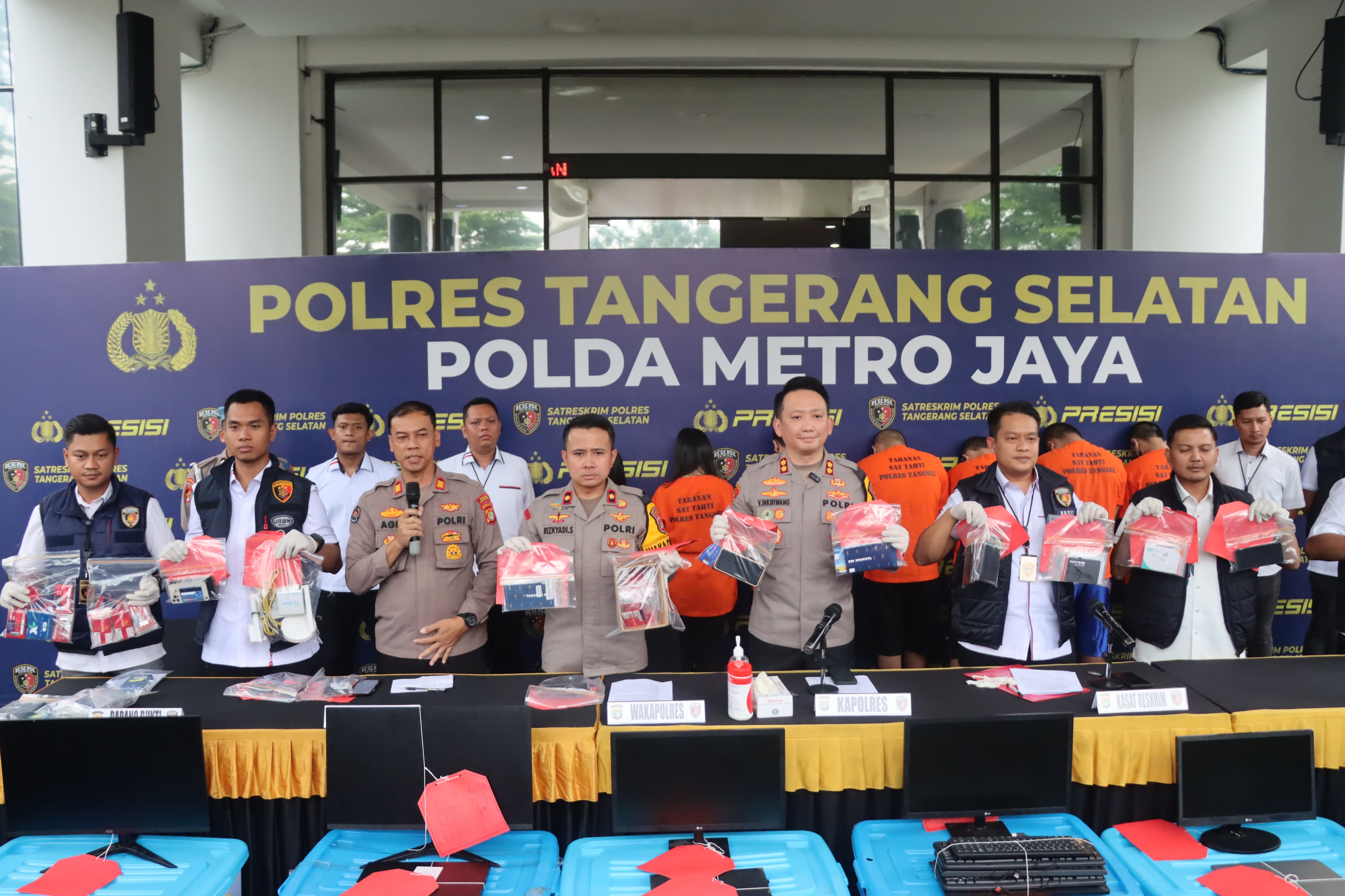 Jaringan Judi Online di Jakarta Barat Dibongkar Polres Tangsel