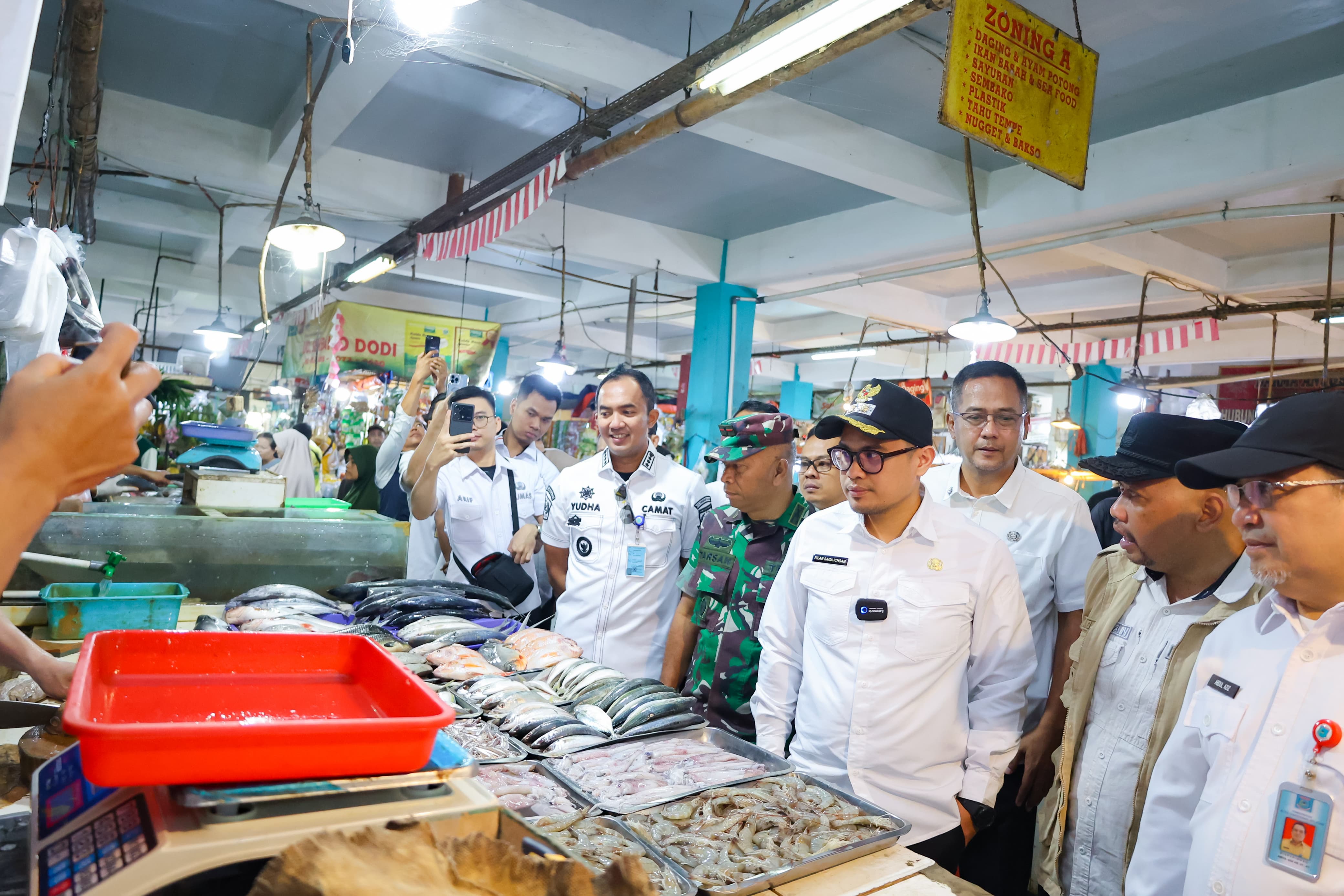 Jelang Lebaran, Pilar Sidak 2 Pasar Tradisional di Tangsel