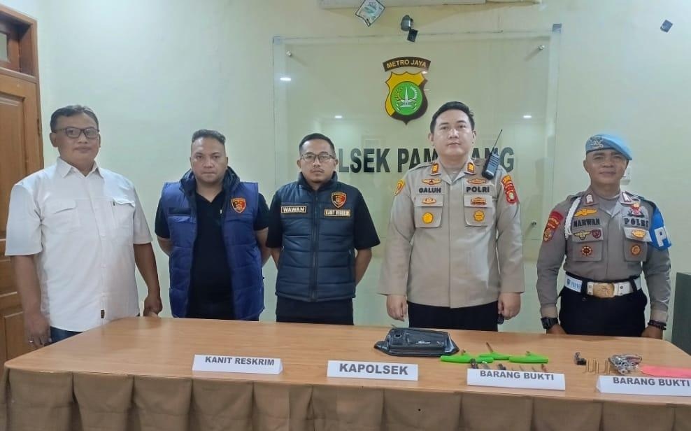 Polsek Pamulang Ungkap Laporan Curanmor Kurang dari 1x24 Jam