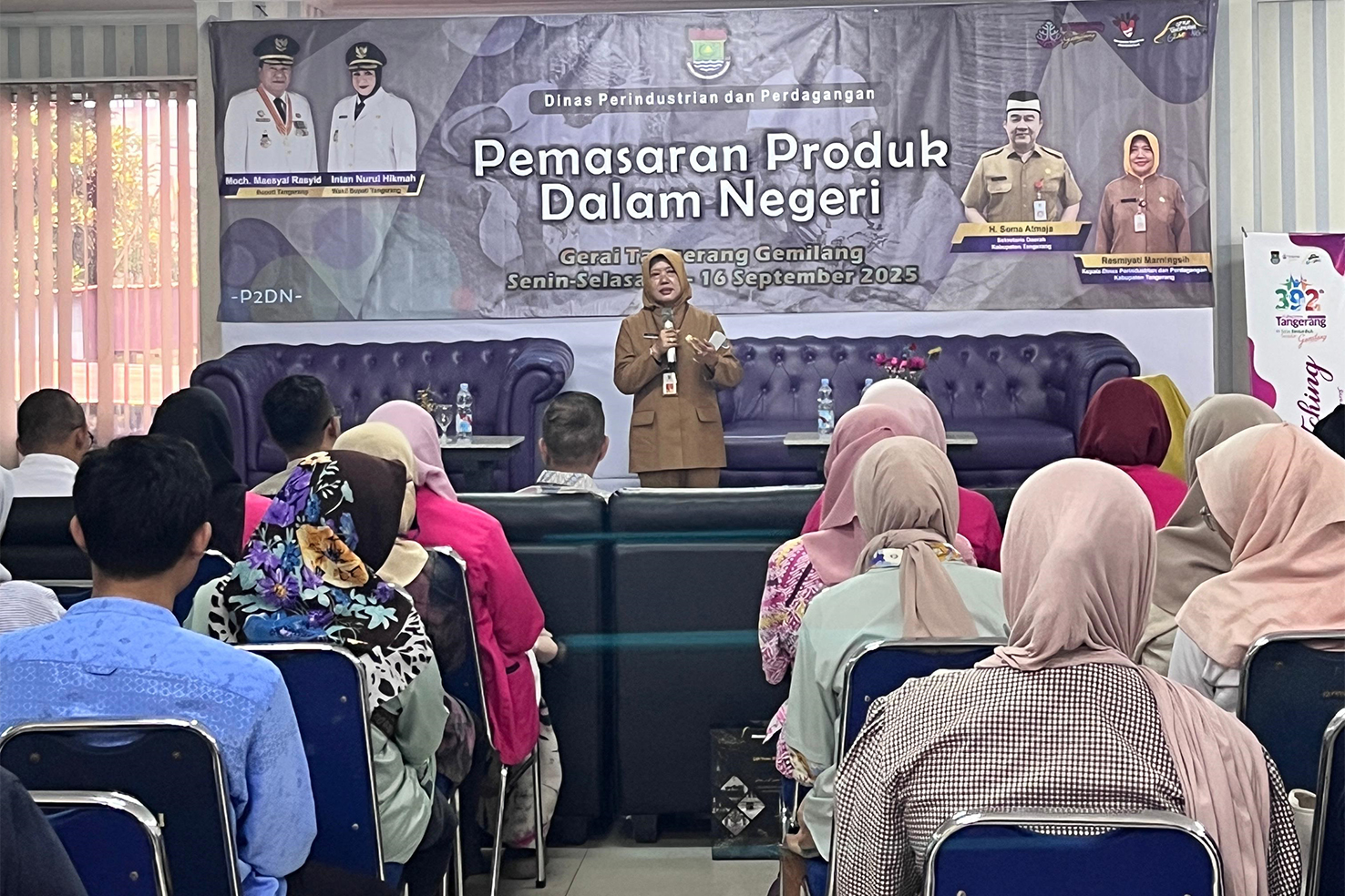 Tingkatkan Daya Saing Produk Dalam Negeri, Disperindag Kabupaten Tangerang Gelar Sosialisasi P2DN