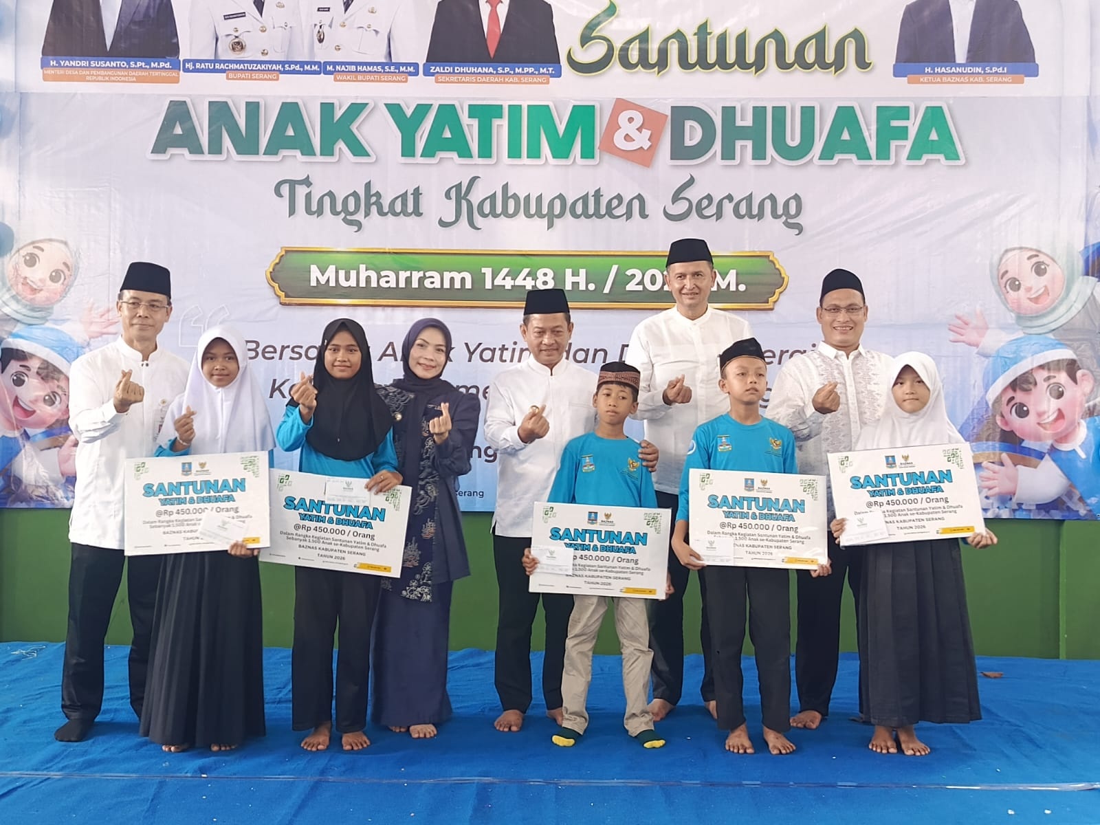 Pemkab Santuni 1.500 Anak Yatim dan Dhuafa