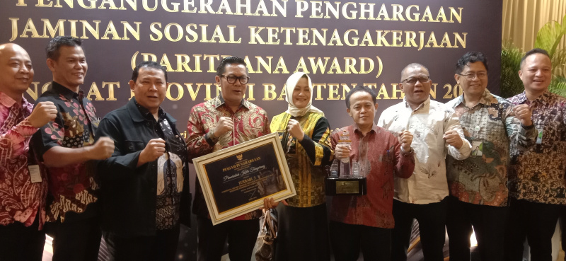 BPJS Ketenagakerjaan Kanwil Banten Apresiasi Kepesertaan Melalui Penghargaan Paritrana Award
