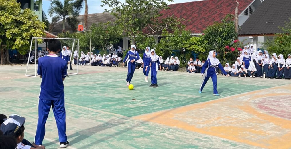 Siswa SMPN 3 Teluknaga Antusias Ikuti Class Meeting