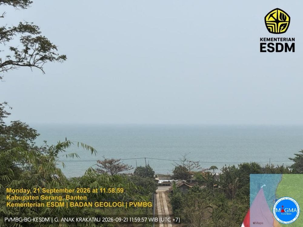 GAK Tak Lagi Erupsi, Enam CCTV Rusak Menunggu Status Aman