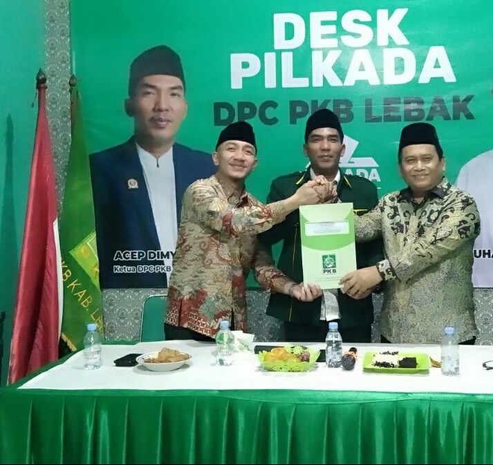 PKB Lebak Resmi Berikan Rekomendasi, Siap Menangkan Hasbi-Amir 