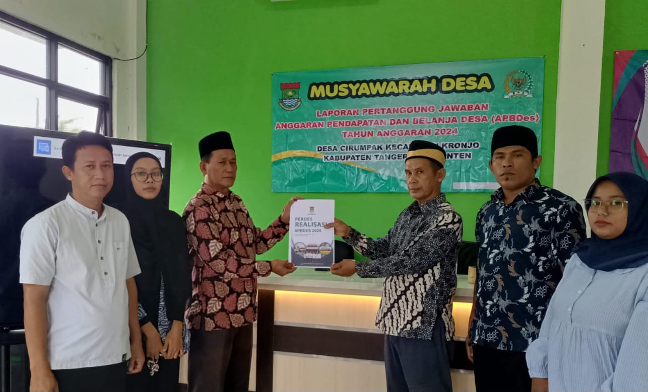 Pemdes Cirumpak Gelar Rapat Penyampaian LPJ APBDesa Tahun Anggaran 2024