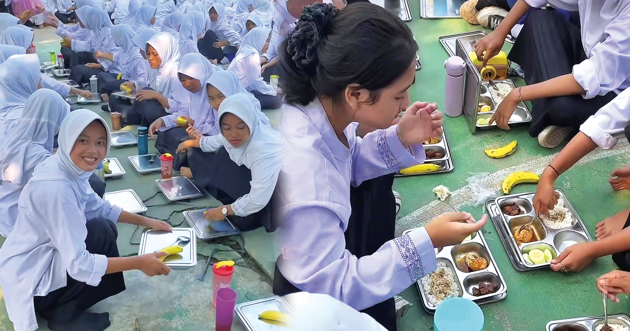 SMPN 3 Teluknaga Minta Tambahan Menu Susu dalam Program MBG, Belum Ada Laporan Makanan Tidak Layak