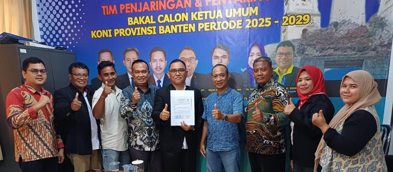 TPP Bakal Calon Ketua KONI Banten 2025-2029, Timses Diminta Revisi Surat Dukungan