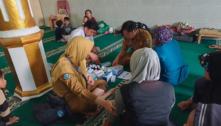 Puskesmas Kosambi Dirikan Posko Kesehatan