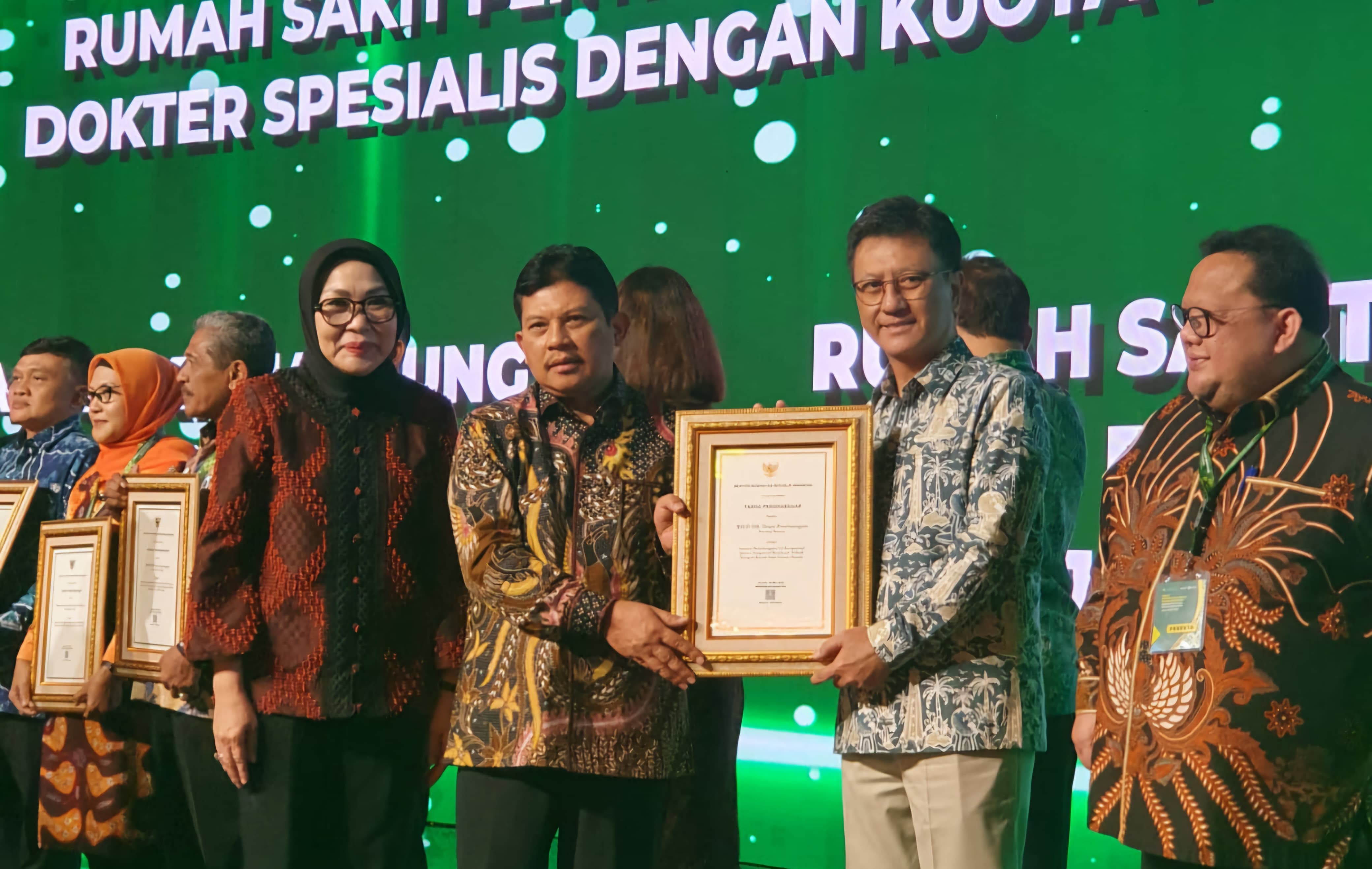 RSDP Serang Raih Penghargaan Kemenkes Bidang Uji Kompetensi 