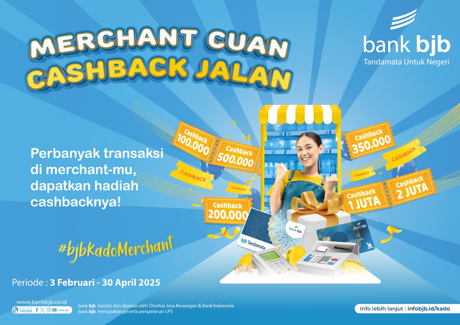 bank bjb Hadirkan Program bjb Kado Merchant untuk Dukung Mitra Usaha