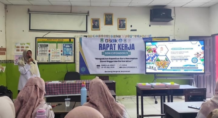 Rapat Kerja Guru SDN Cipondoh 5, Perkuat Fondasi Program Sekolah