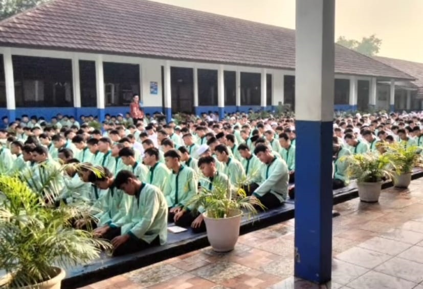 SMPN 1 Pagedangan Gelar Salat Duha Berjamaah Setiap Jumat 