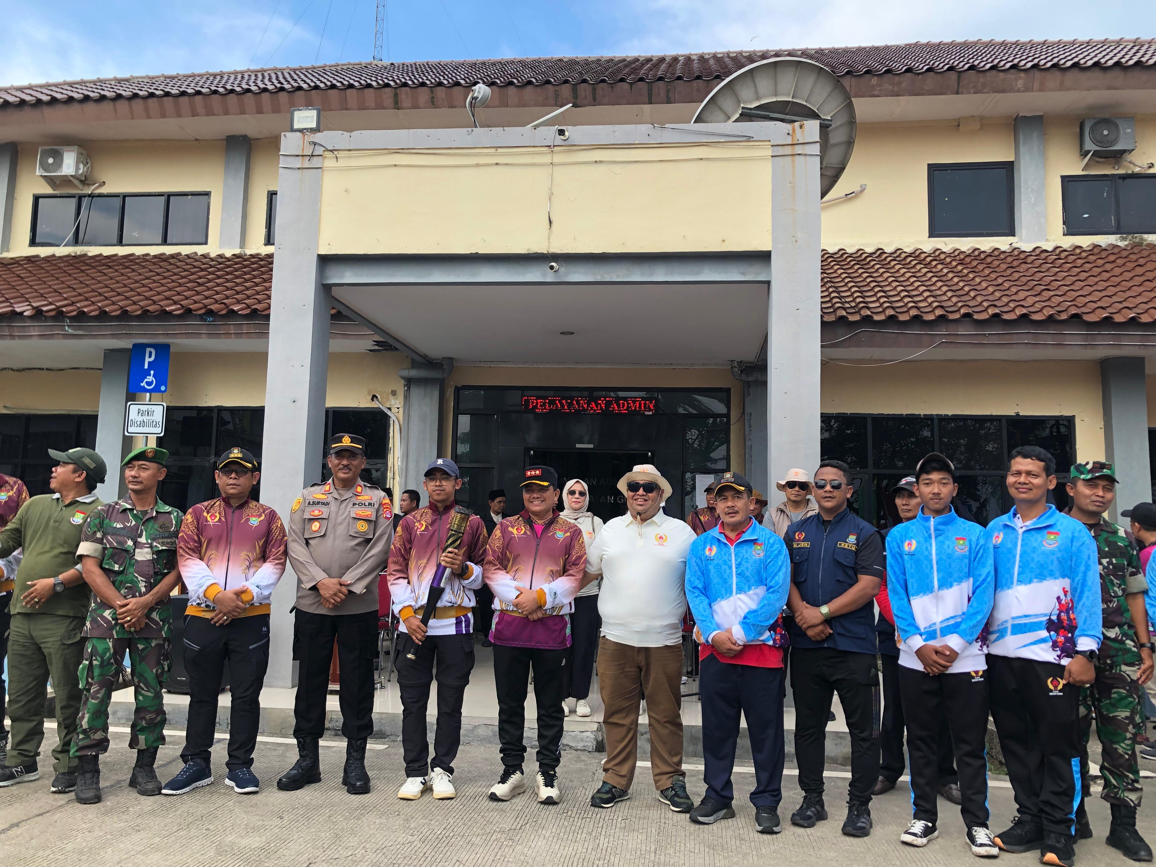 Kirab Api Porkab, Kobarkan Semangat Olahraga