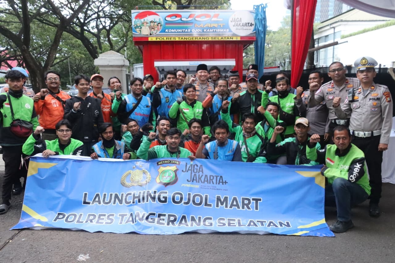 Sinergi Polres - Ojol Buka Ojol Mart