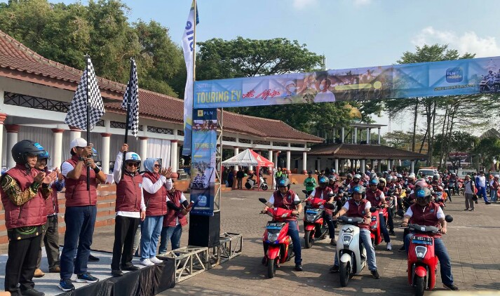 Kampanye Transisi Energi Hijau, PLN UID Banten Touring Molis Bareng Pokja Ekbispar