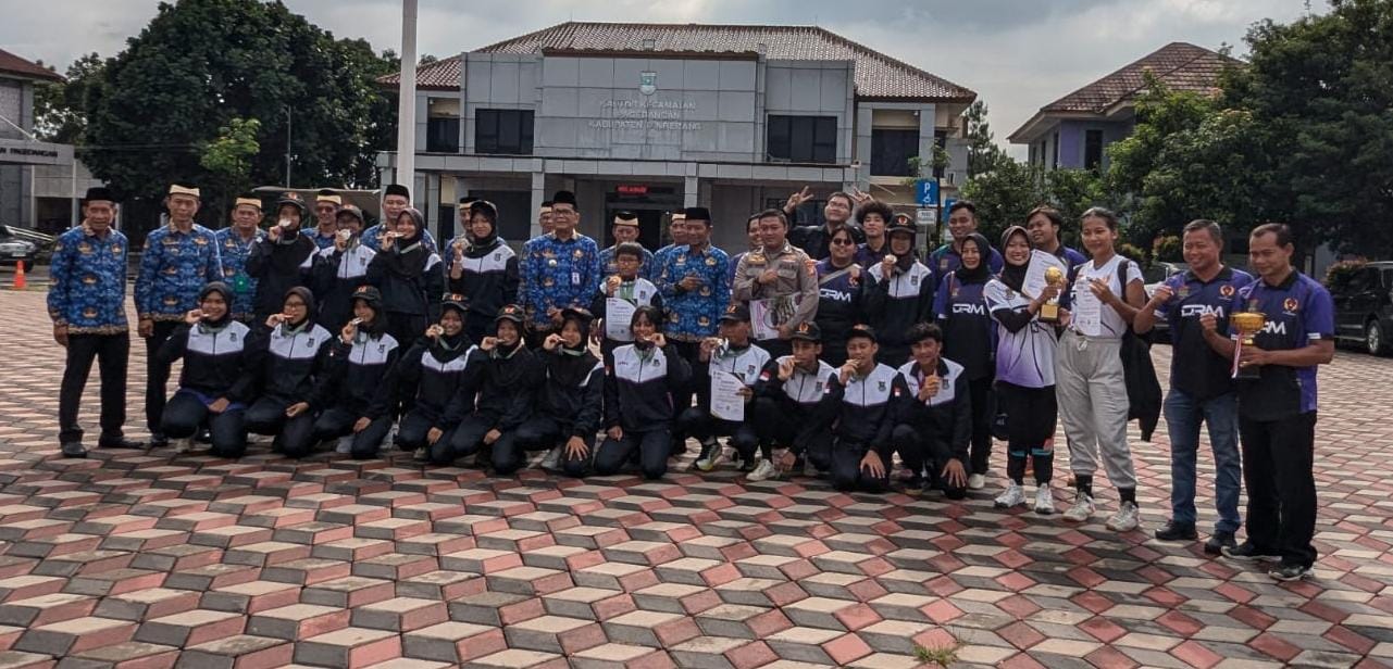 Kecamatan Pagedangan Evaluasi Hasil Porkab, Beri Apresiasi Atlet Peraih Medali 