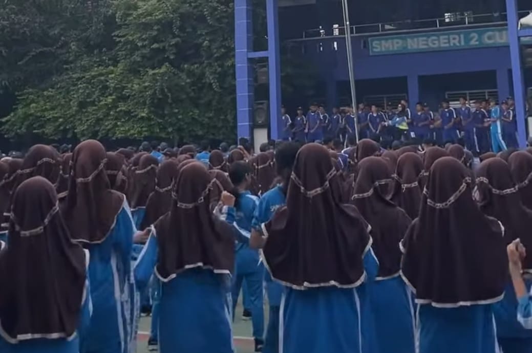 SMPN 2 Curug Antusias Ikuti Rabu Sehat dan Ceria