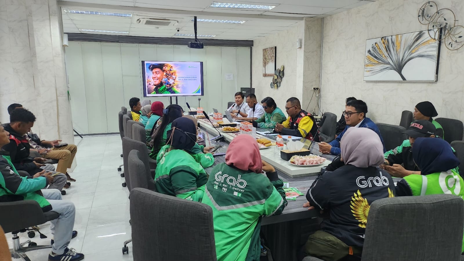 BPJAMSOSTEK Tangsel Gandeng Ojol, Perluas Perlindungan Jaminan Sosial