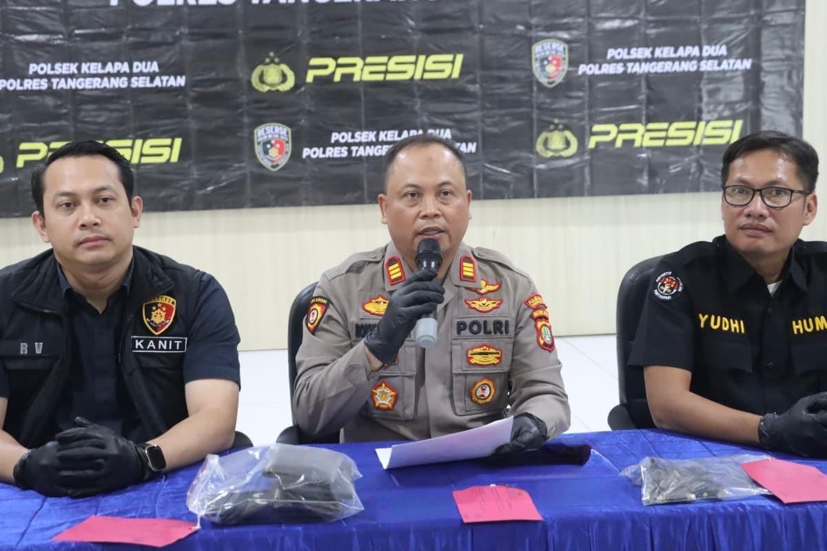 Polisi Ringkus Dua Terduga Pelaku Curanmor di Kelapa Dua