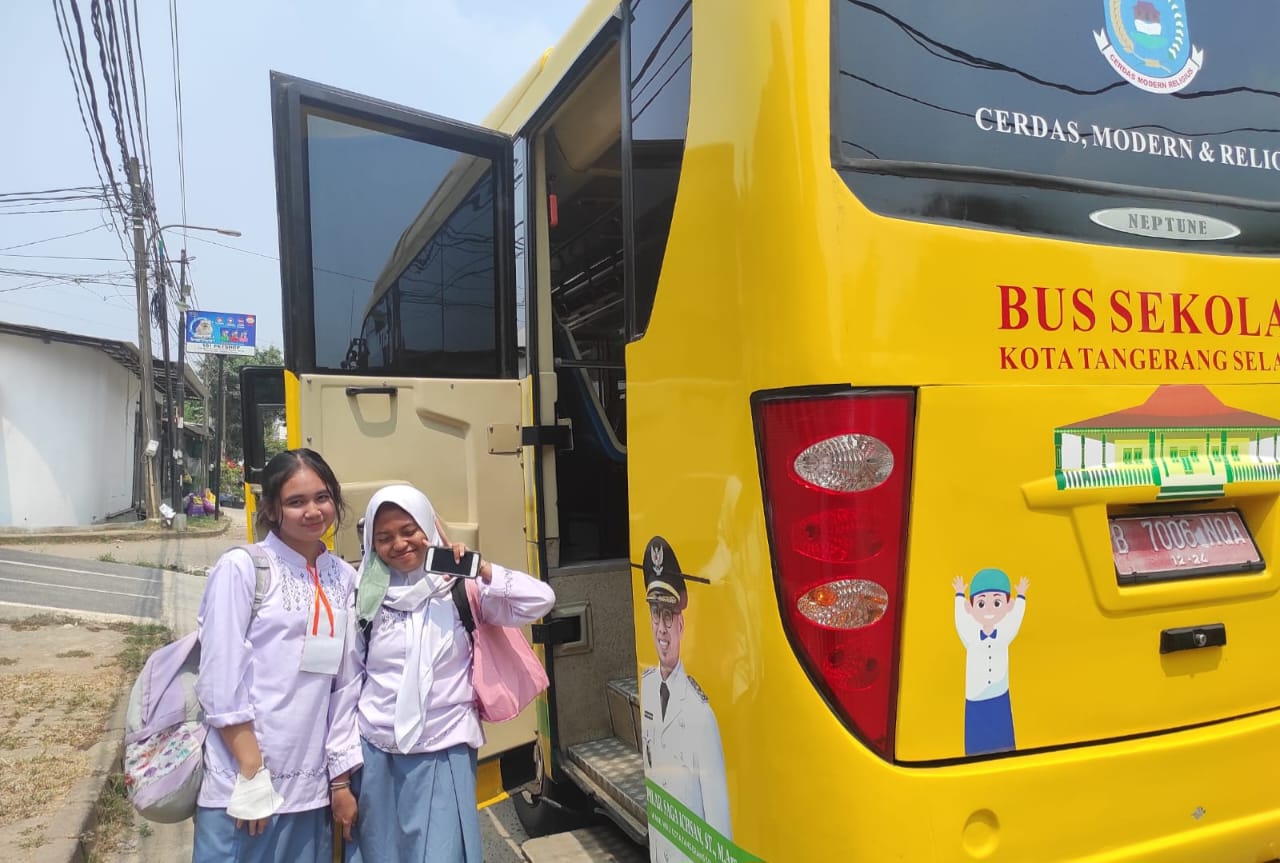 Tahun Depan Dishub Kota Tangsel Tambah Dua Bus Sekolah