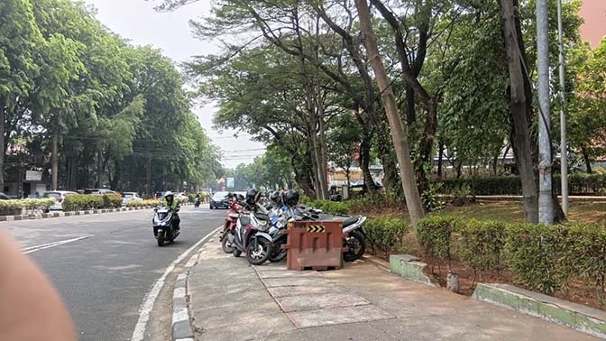 PT TNG Bidik Parkir Liar 