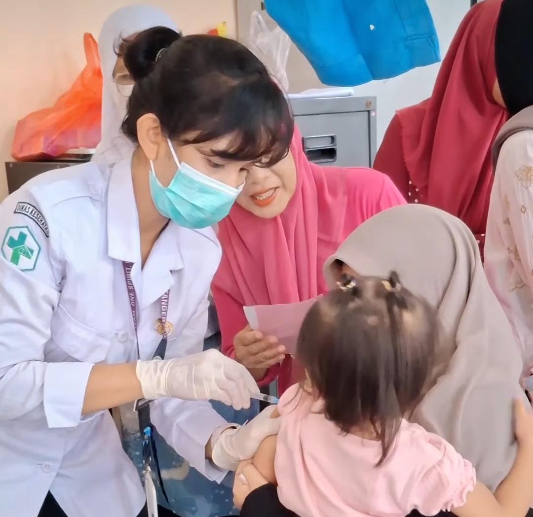Kelurahan Pakulonan Barat Cegah Campak Sejak Dini, Gencarkan Imunisasi Bayi dan Cek Kesehatan