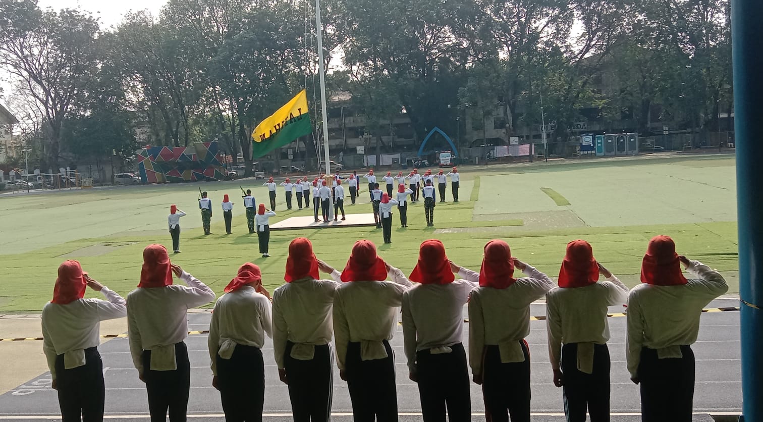 Paskibraka Kota Tangerang Digembleng Yonif TP 942 Arya Wangsakara