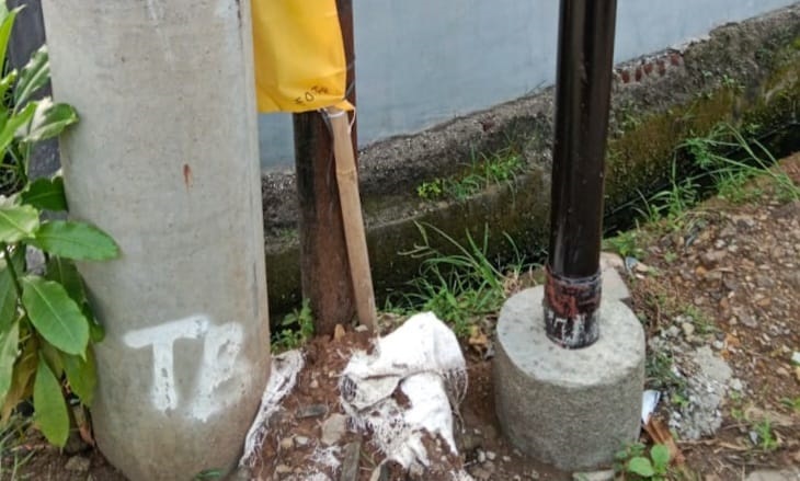Akibat Tak Izin ke Warga Rajeg Terrace, Vendor Diminta Cabut Tiang WiFi