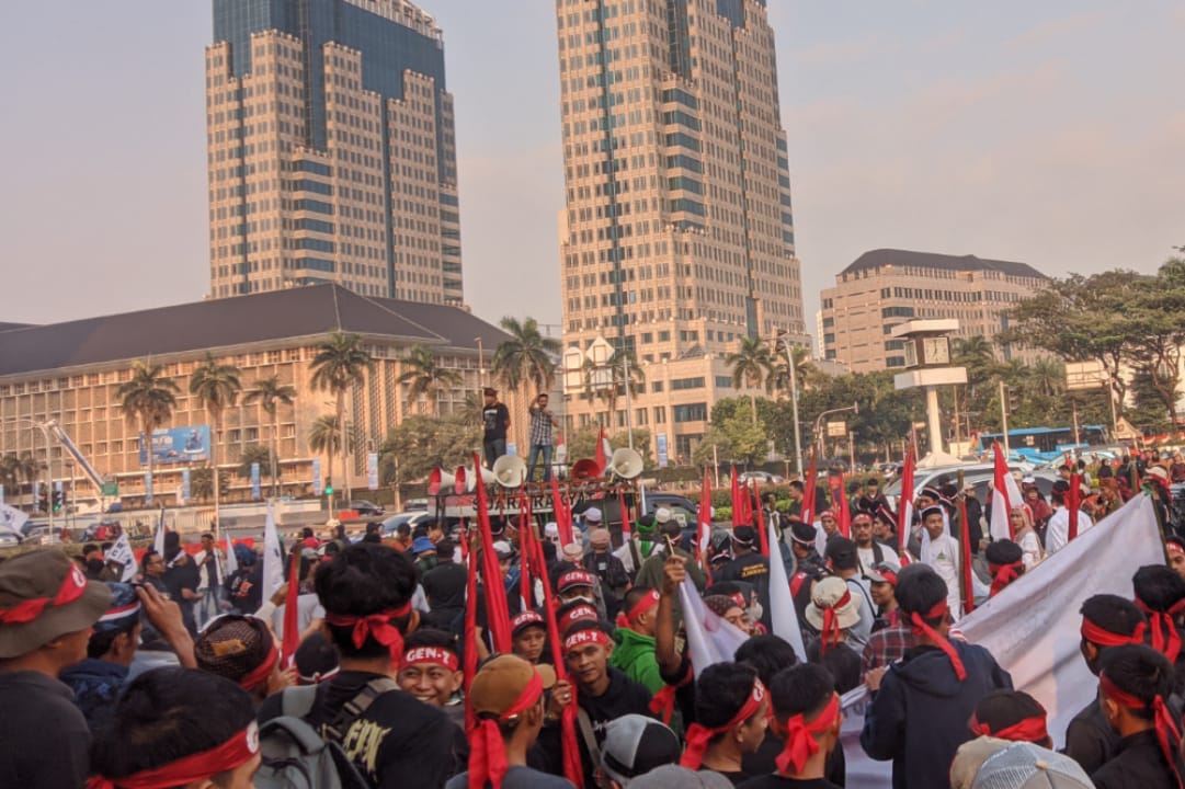 Tuntut Pemekaran Wilayah, Ribuan Warga Lebak Selatan Unjuk Rasa di Depan Istana Merdeka 