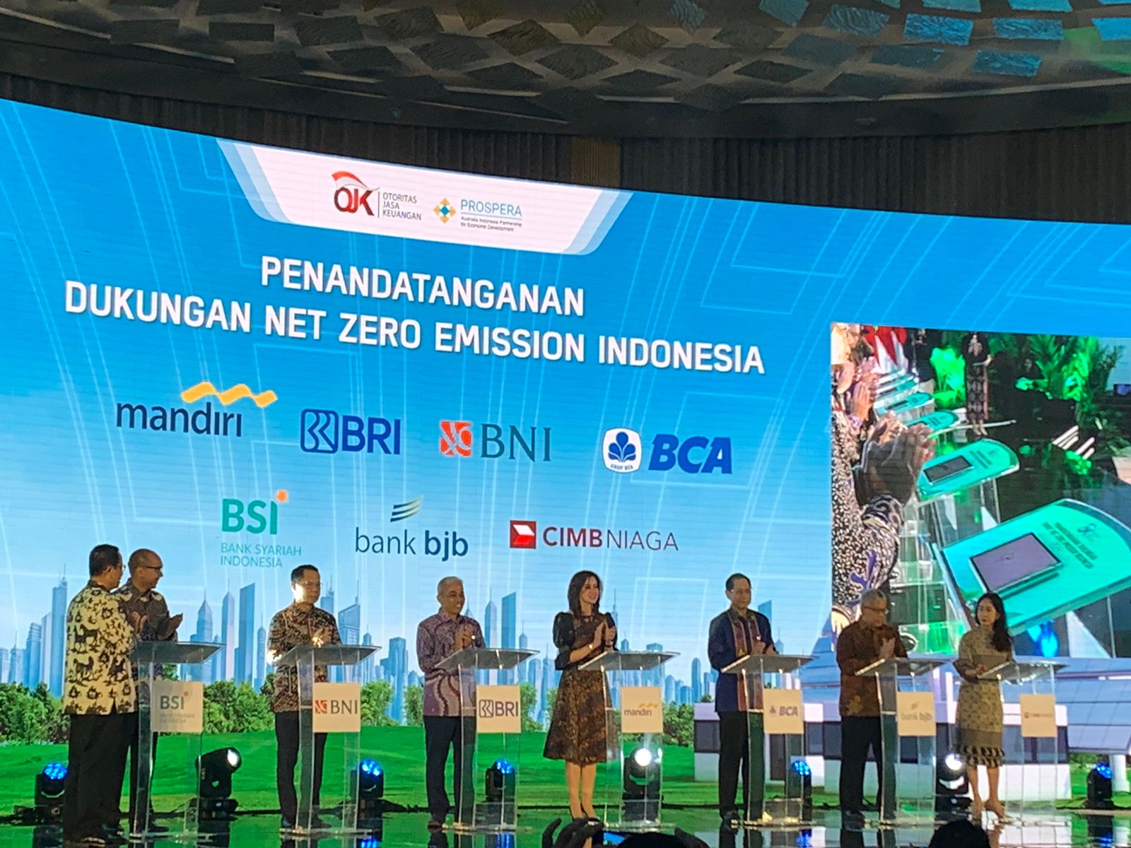 bank bjb Bersama Perbankan Besar Lainnya Berkomitmen Dalam Mendukung Pencapaian Net Zero Emission di Indonesia