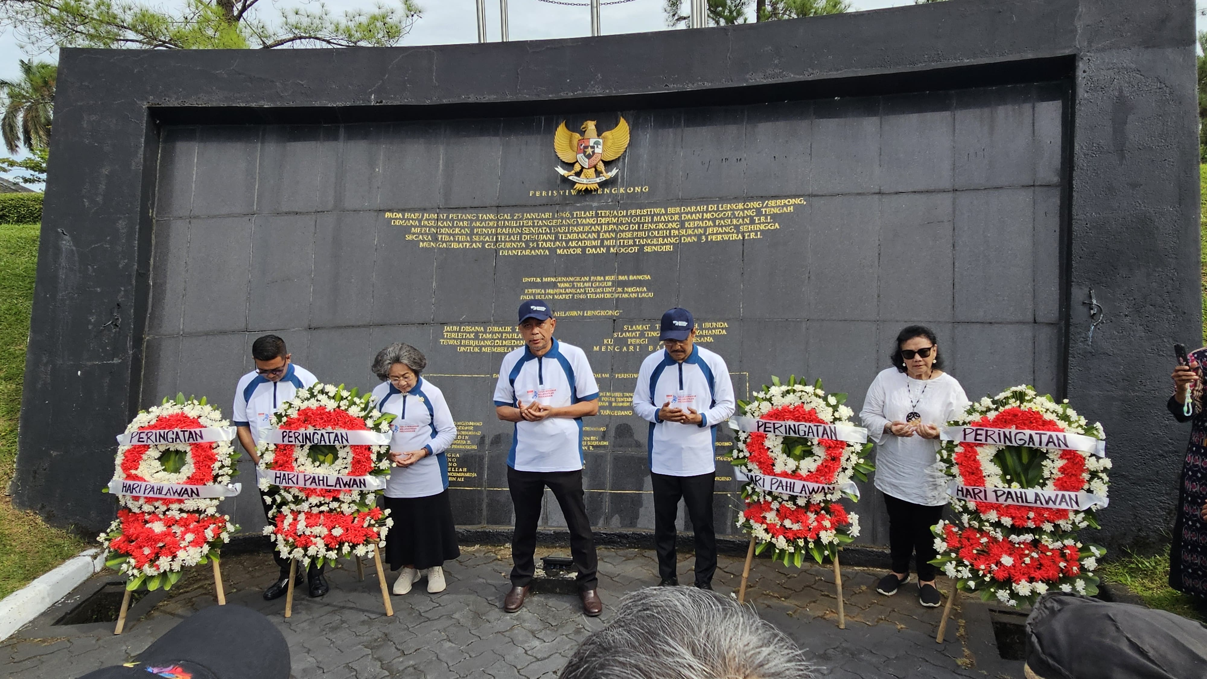 Mensos Saifullah Yusuf Ziarah ke Monumen Palagan Lengkong