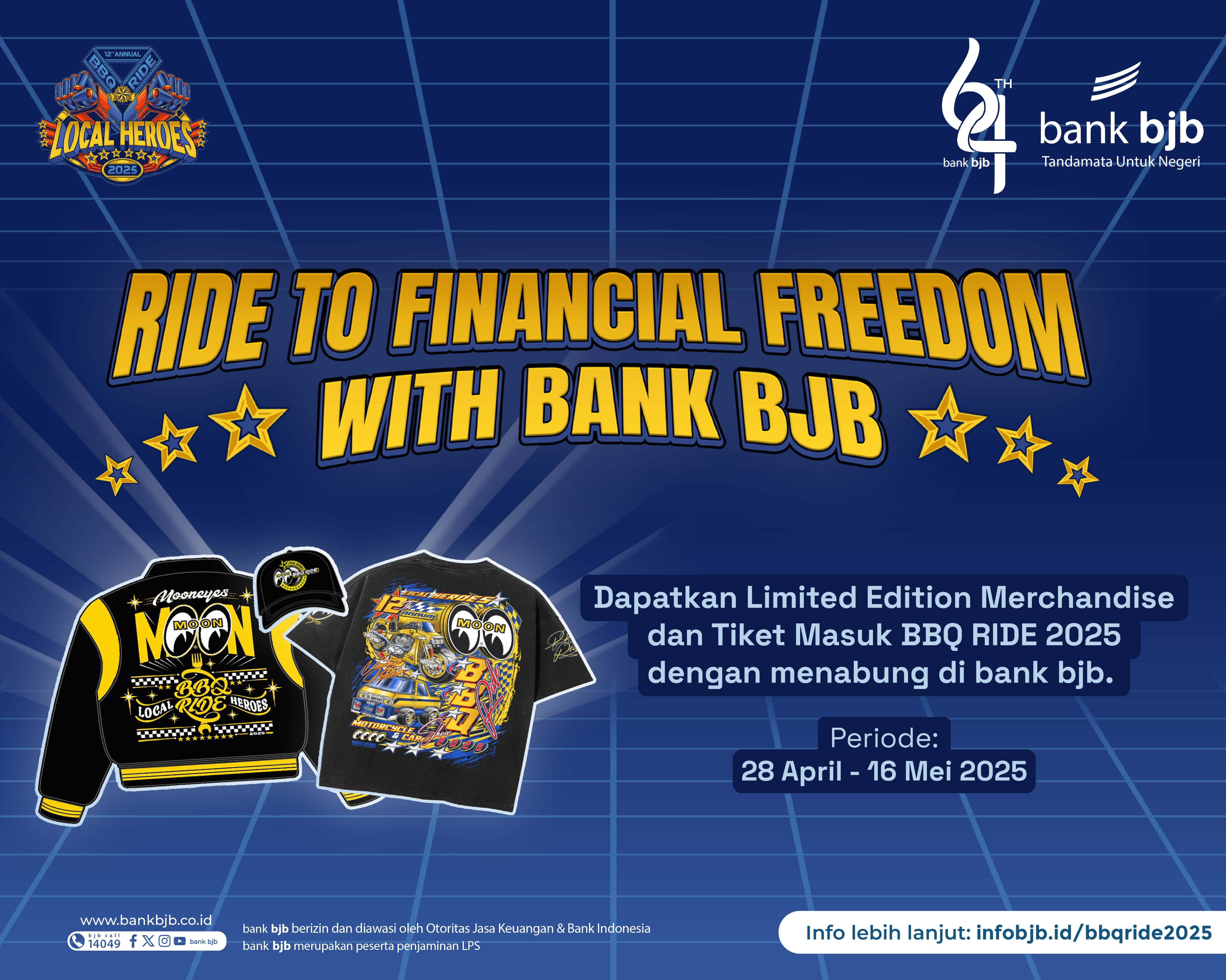 bank bjb Featuring BBQ Ride, Hadirkan Promo Hadiah Merchandise Eksklusif