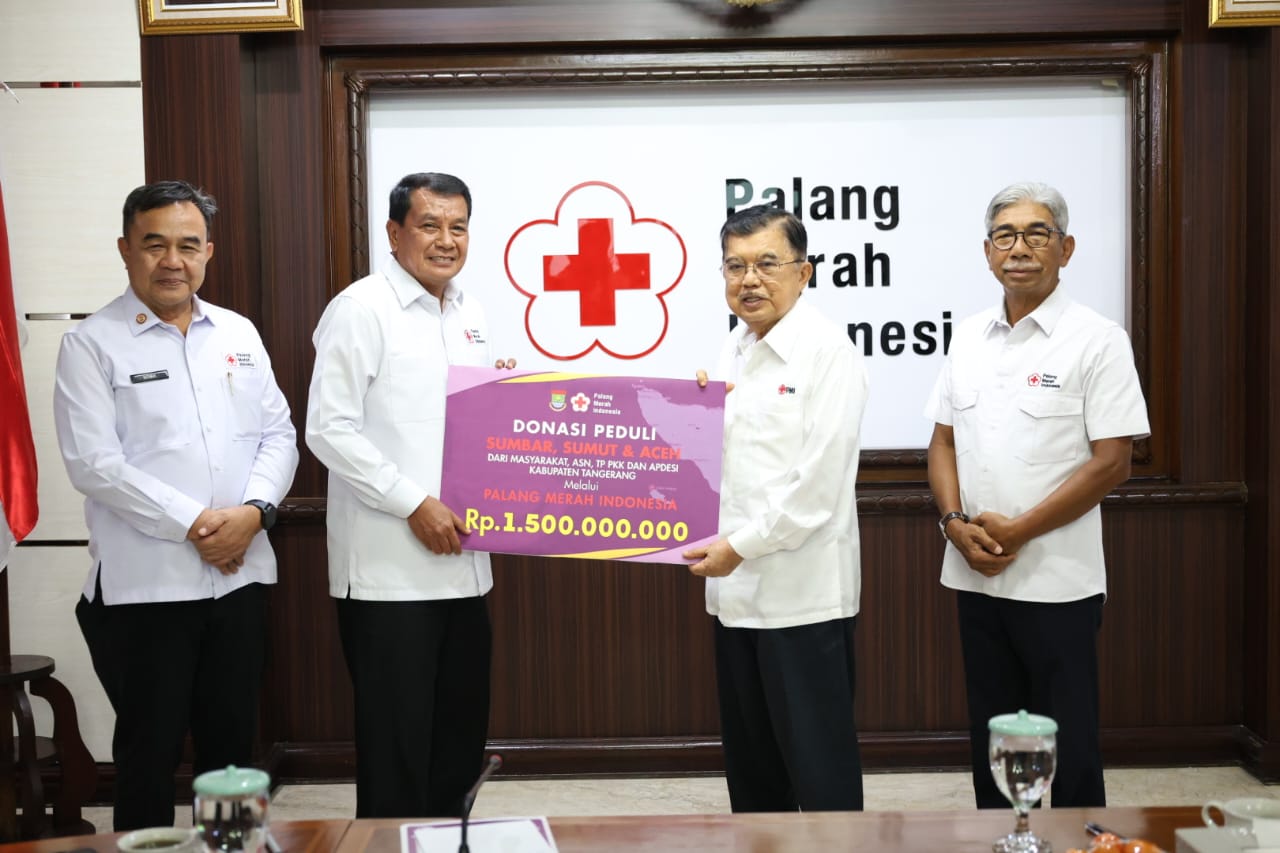 Donasi Bencana Sumatra, Pemkab Tangerang Tambah Bantuan Jadi Rp2,55 M