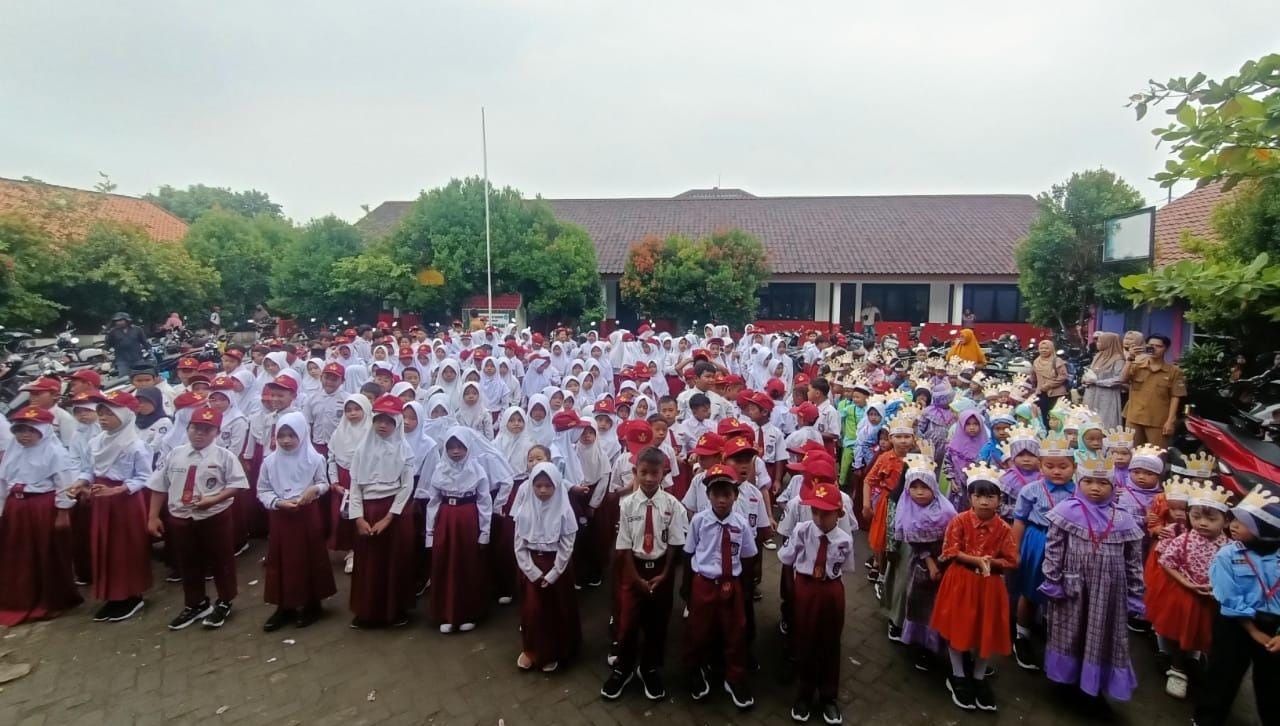SDN Kramat V Lahirkan Generasi Hebat di Hari Pertama Sekolah