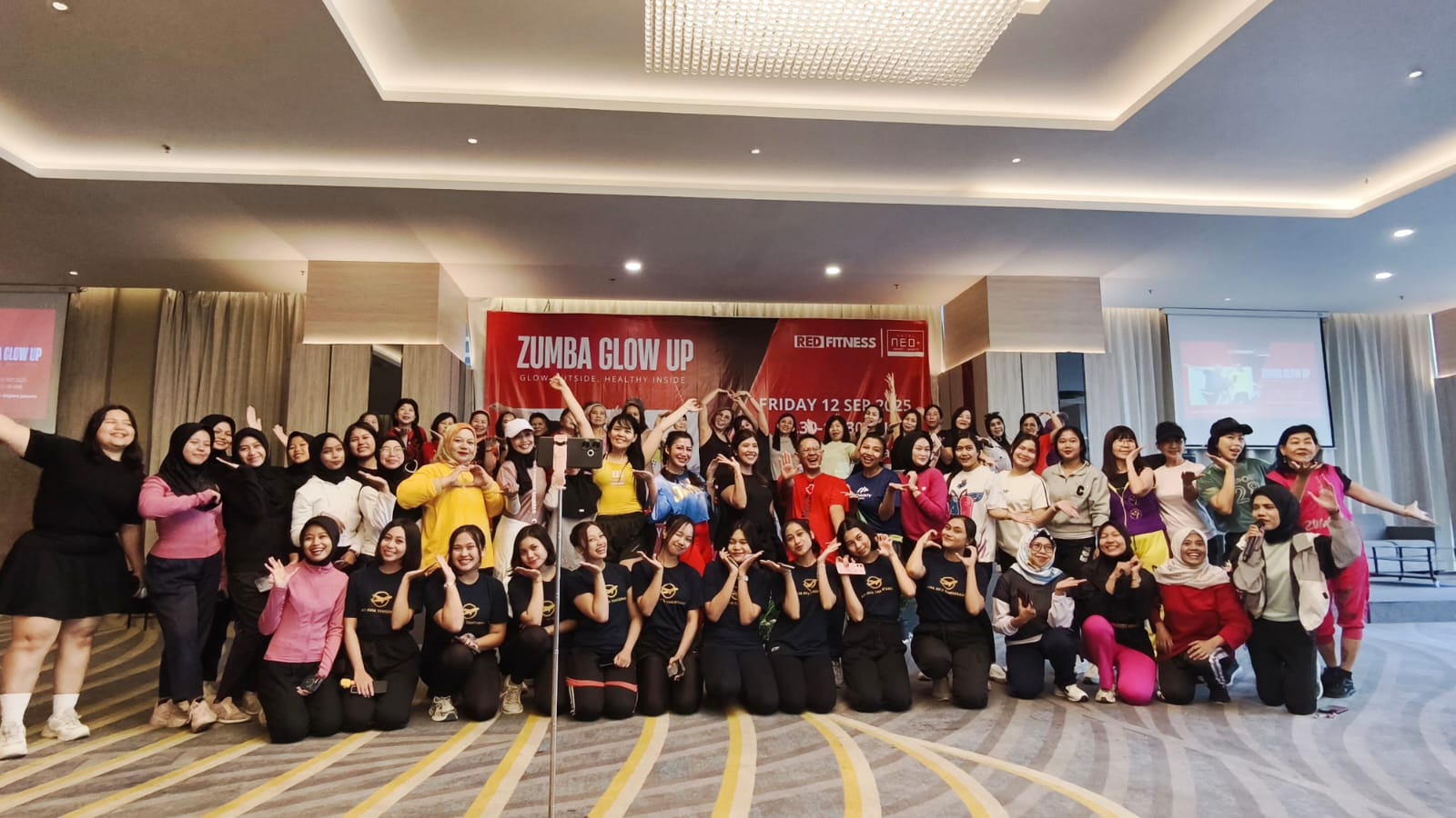 Zumba Glow Up, Kolaborasi Hotel Neo+ Airport Jakarta dan Redfitness Sukses Gaet Antusiasme Masyarakat
