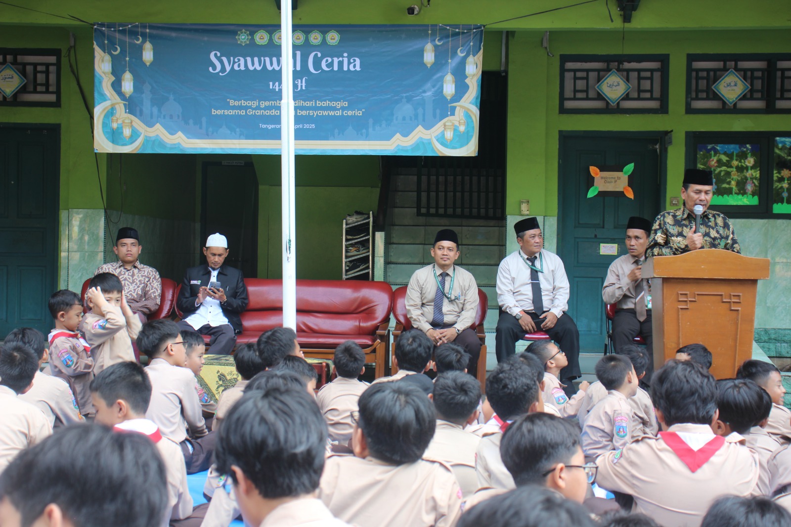 Syawwal Ceria SIT Granada Tangerang, Ajarkan Siswa Saling Berbagi dengan Konsep Ceria