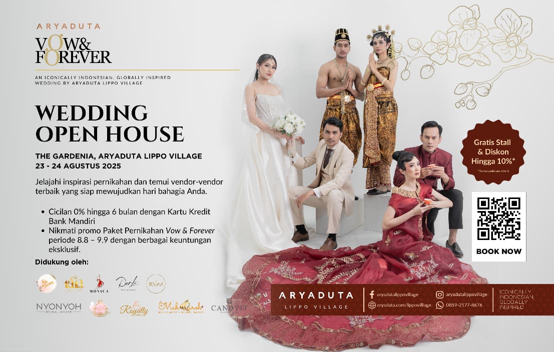 Wedding Open House Aryaduta Lippo Village, Manjakan Calon Pengantin dengan Penawaran Spesial