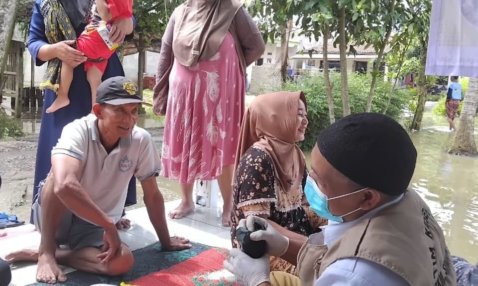 Puluhan Rumah Terendam Luapan Sungai