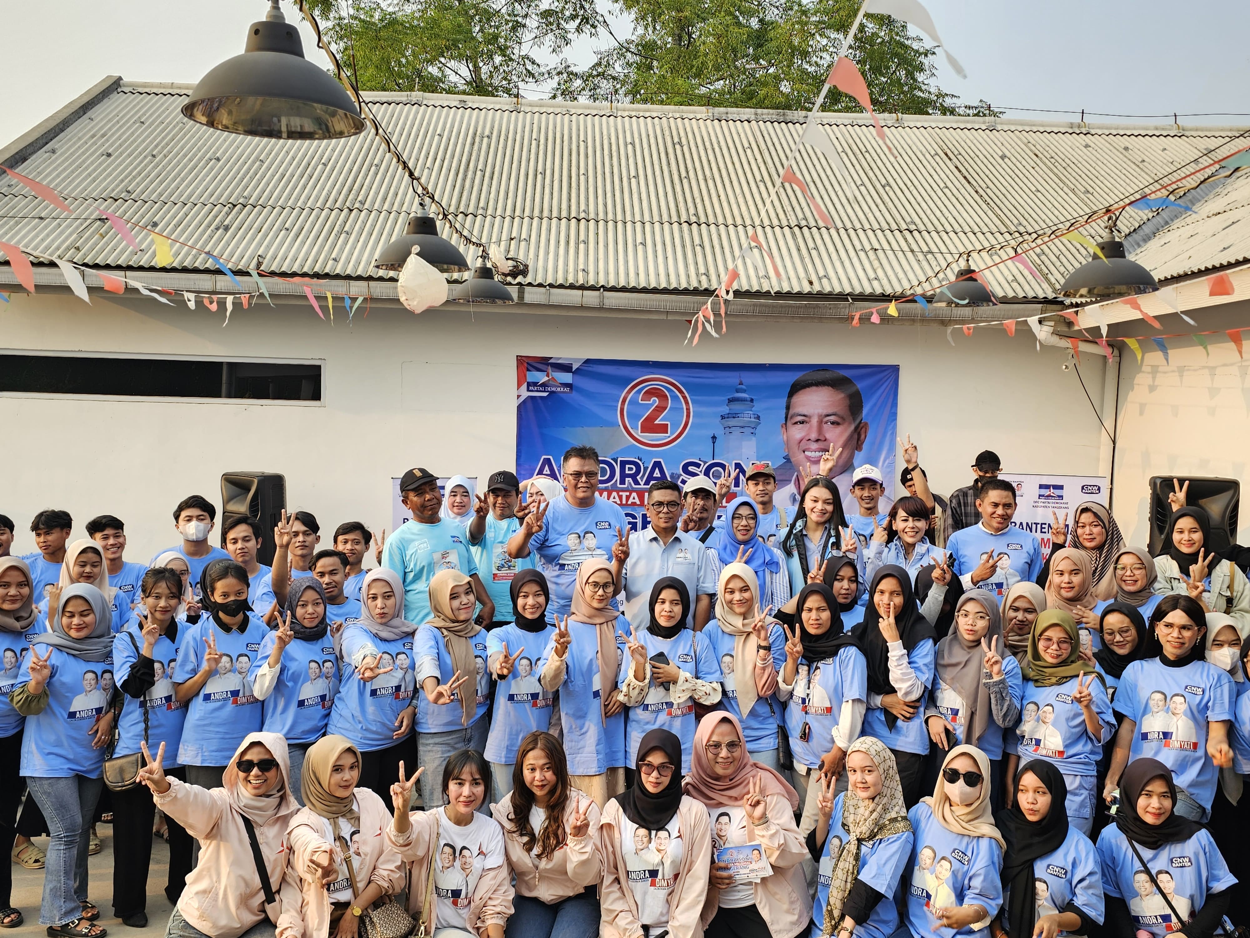 Guru TK Curhat ke Cagub Andra Soni di Acara Milenial Tangerang, Berharap Sekolah Gratis Terwujud