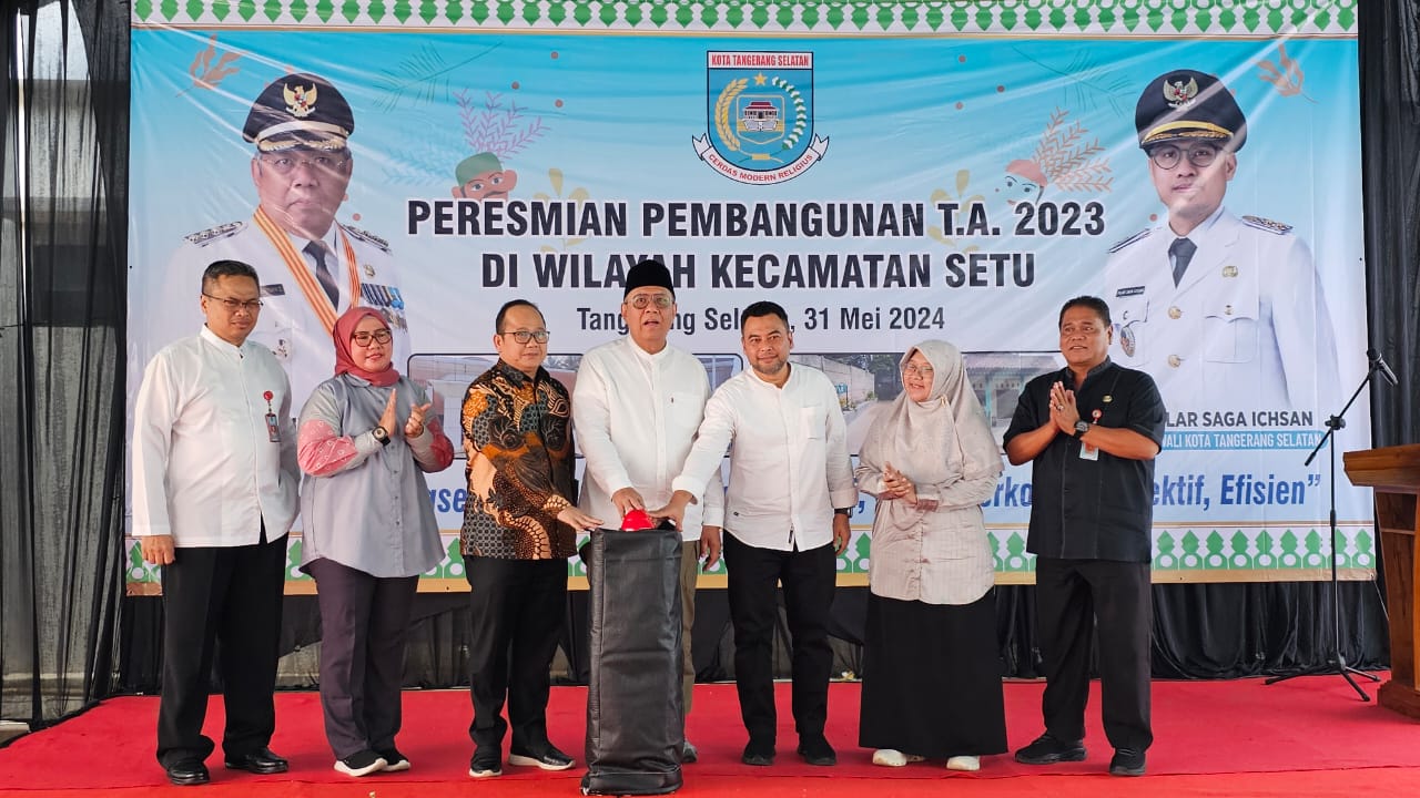 Lima Bangunan di Kecamatan Setu Diresmikan