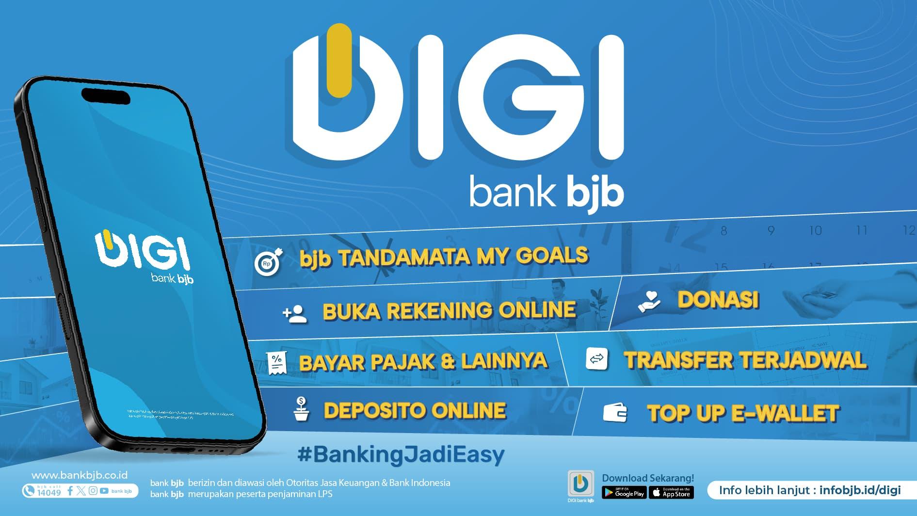 Hadirkan Pembaharuan DIGI bank bjb dengan Fitur Semakin Komplit Bikin #BankingJadiEasy