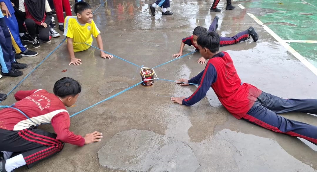 SMPN 2 Cisoka Buat Siswa Kompak Melalui Lomba